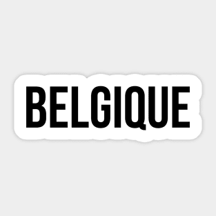 Belgique Sticker